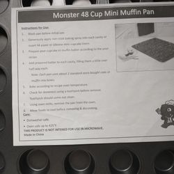 48 Cup Mini Muffin Pan