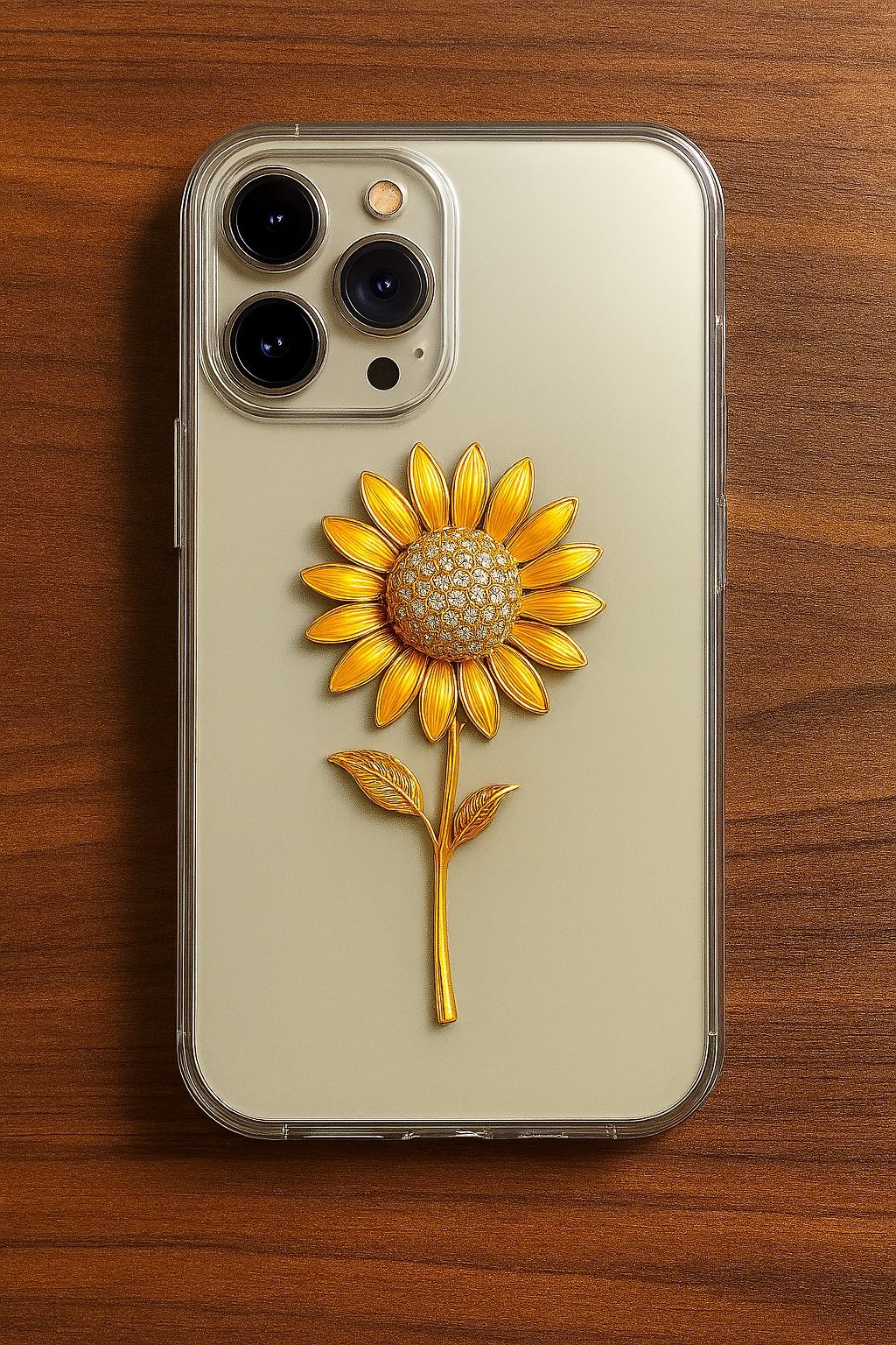 Golden Sunflower Ip Case - Custom Cases For Any Device