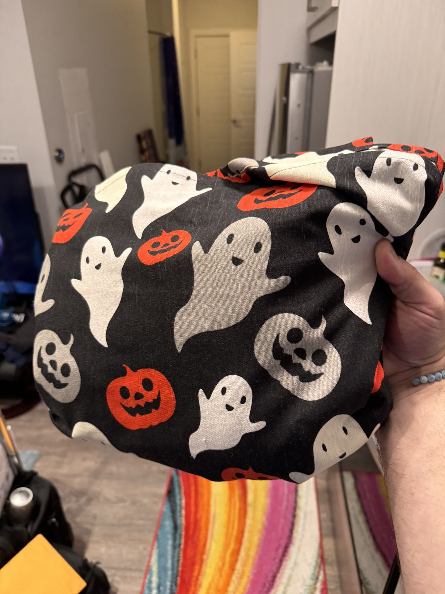 Small Glow In The Dark Halloween Table Cloth