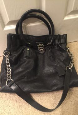 Michael Kors black Hamilton purse