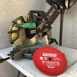 Hitachi 12” MITER SAW w/ Laser Guide Plus EXTRA BLADE  -  $185 Firm