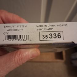 #35336 2 And 1/4 Inch Exhaust Clamps. 40 Count. New In Boxes