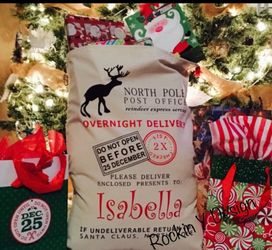 Personalized Santa Sacks