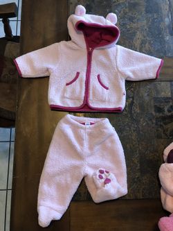 Warm onesies 3-6 mos