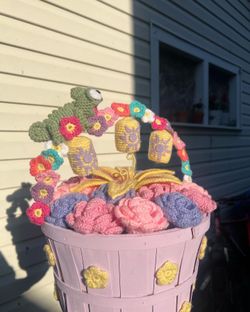 Crochet Rapunzel basket 