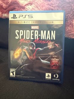 Spider Man Miles Morales PS5 Ultimate Launch Edition