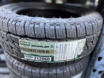 NITTO NOMAD GRAPPLER 225/55R17 TIRES FOR SALE!!!!!