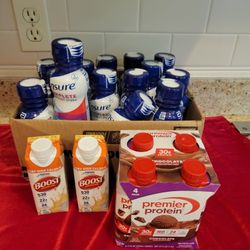 22 Total Of Boost, Ensure And Premium Protein 