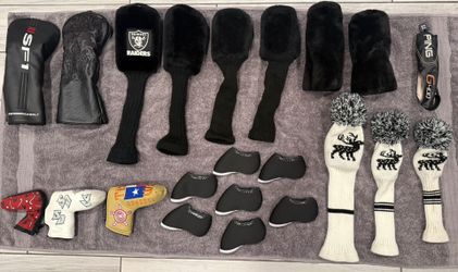 Golf Club headcovers Callaway, SF1, Ping, Taylormade, odyssey, etc