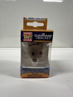 Funko Pop Keychain! Marvel Guardians Of The Galaxy Dancing Groot 