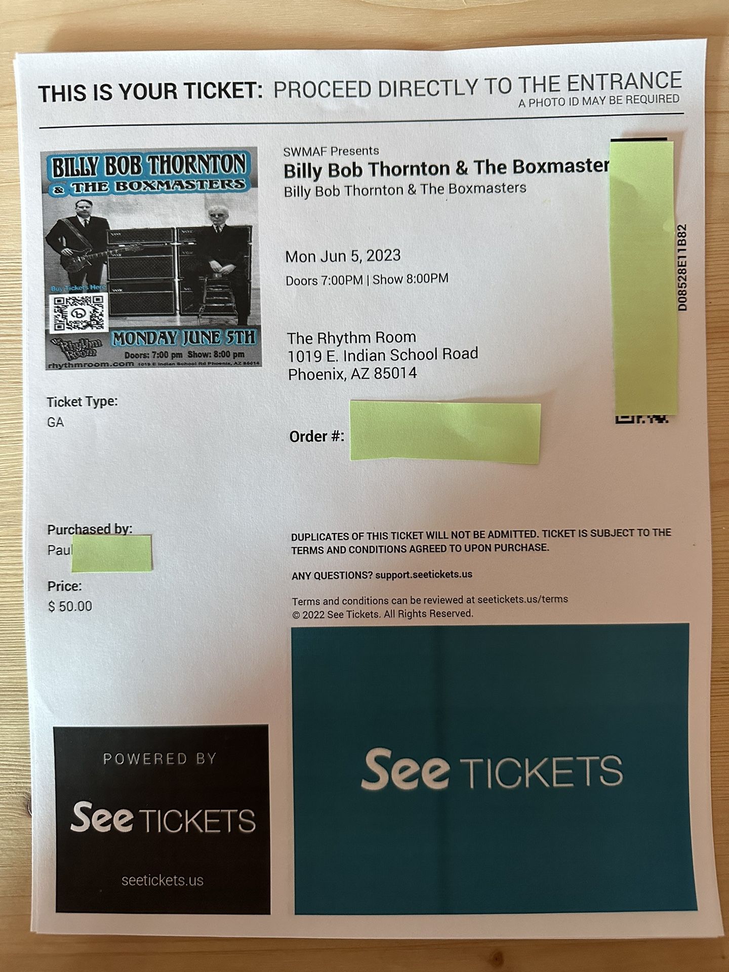 Boxmasters Tickets 