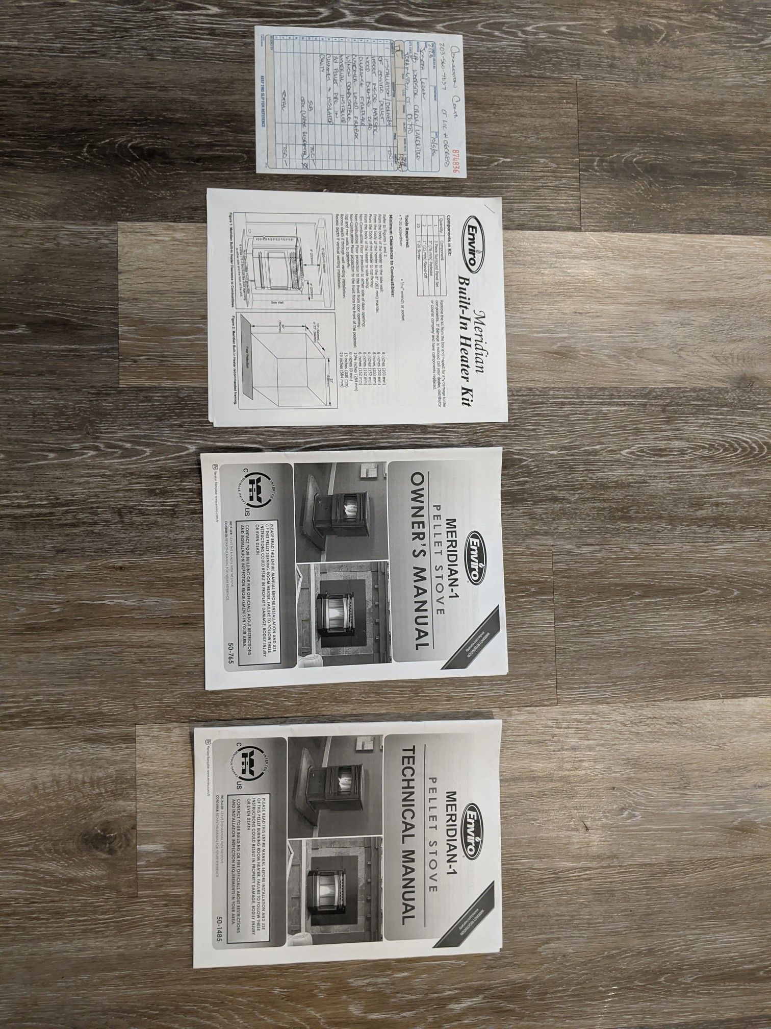 Enviro Meridian zero clearance pellet insert stove for Sale in Winsted