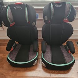(2) Graco Turbo Booster Highback Booster Seat