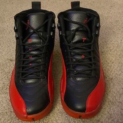 10.5 Jordan  12 Retros  Red Black 