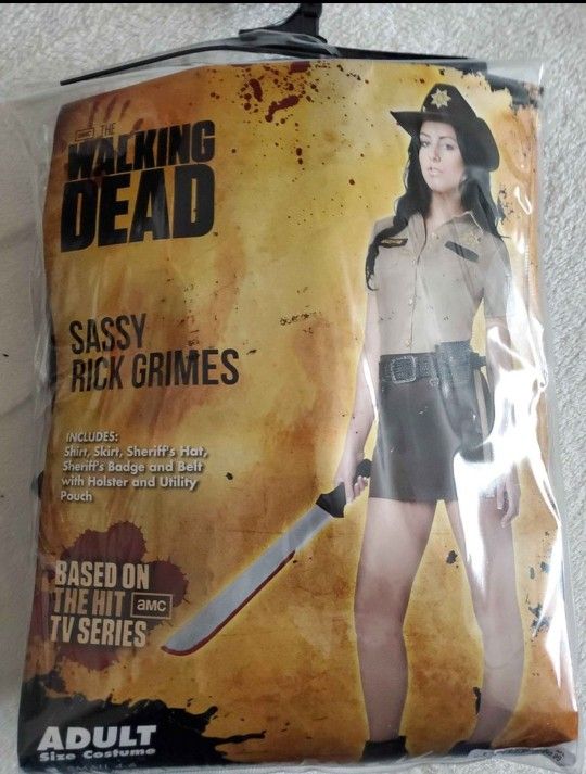 Sassy Rick Grimes Costume Size Large
