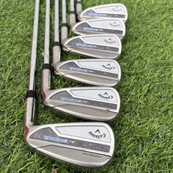 Callaway Paradym Ai Smoke 5-9,PW Steel Shaft S-Flex