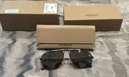 Burberry Aviator Sunglasses with Case and Box