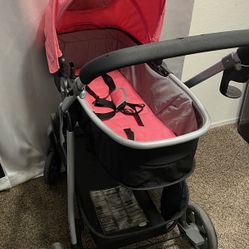 Baby Girl Stroller And Car Seat 