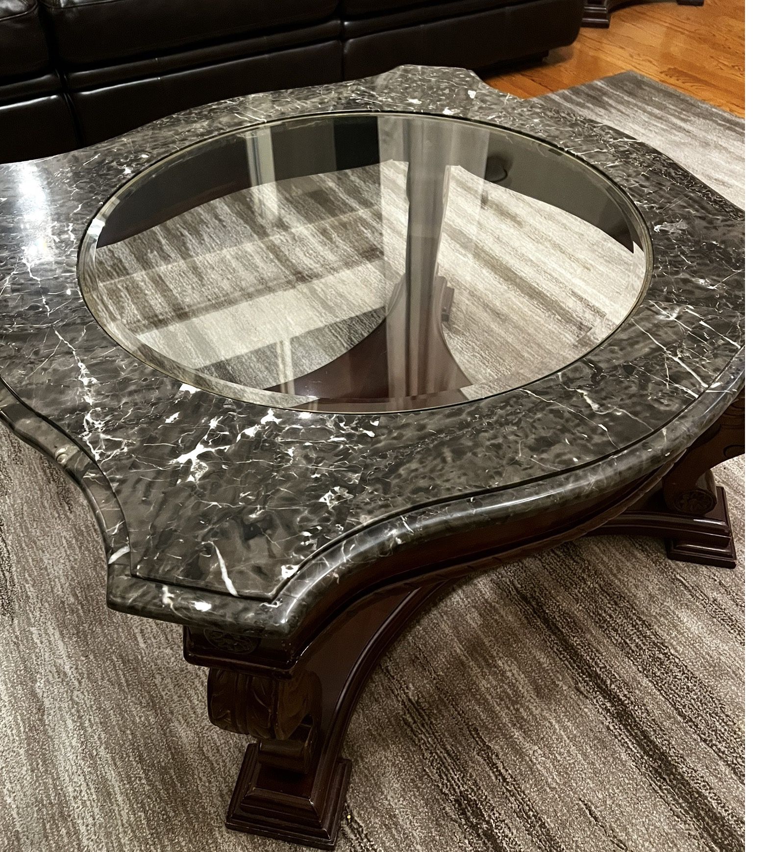 Coffee Table + 2 End Tables