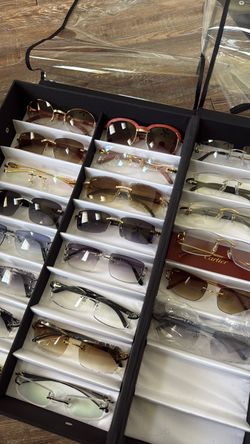 Cartier Big C Buffs & Chrome Hearts  925 Silver Glasses