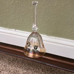 Vintage  Bayel Cristallin crystal bell 