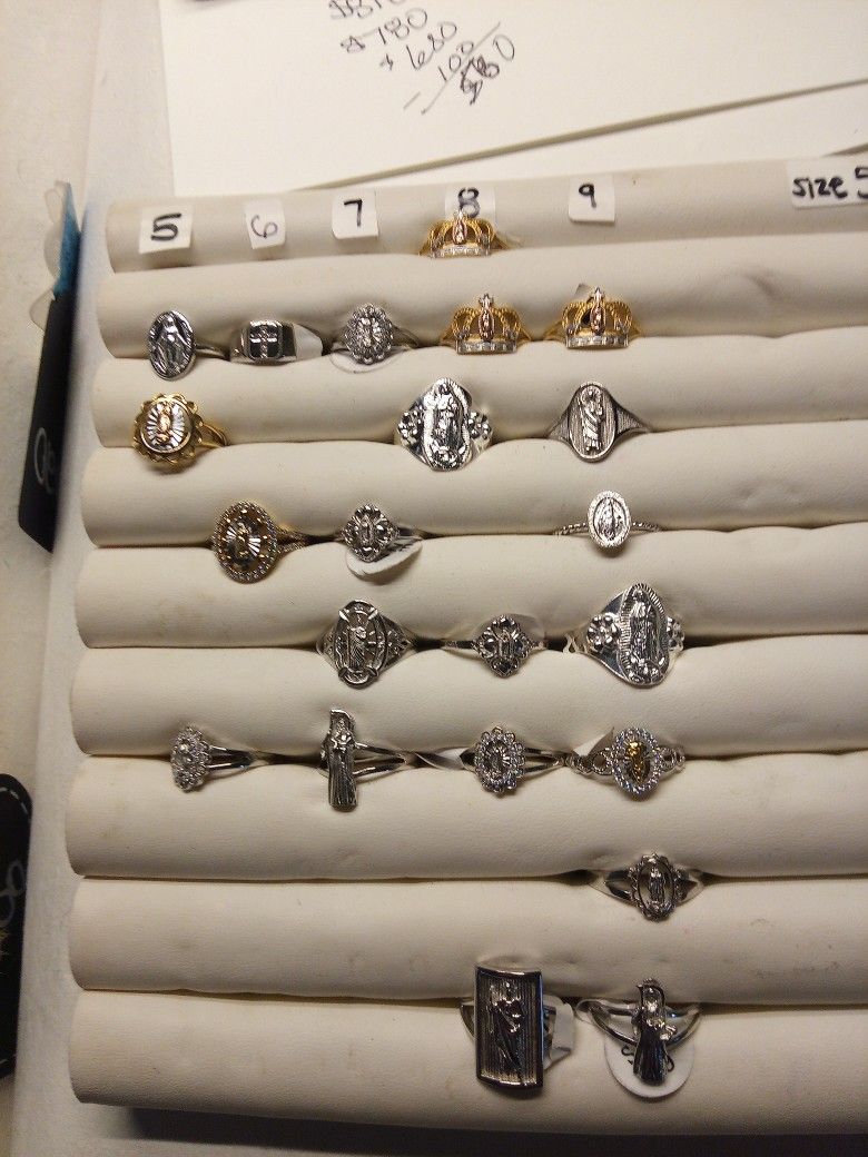 Religious Sterling Silver Rings