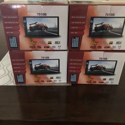 7" Car Stereo Double Din Touch Screen Car Radio Audio Receiver FM Radio Bluetooth Video Remote Control MP5/4/3 Player Android iPhone Mirror Link USB/S