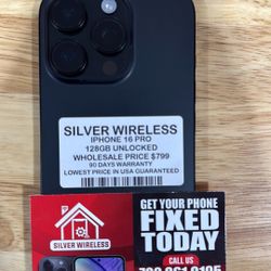 IPHONE 16 PRO/ 128GB/ UNLOCKED 