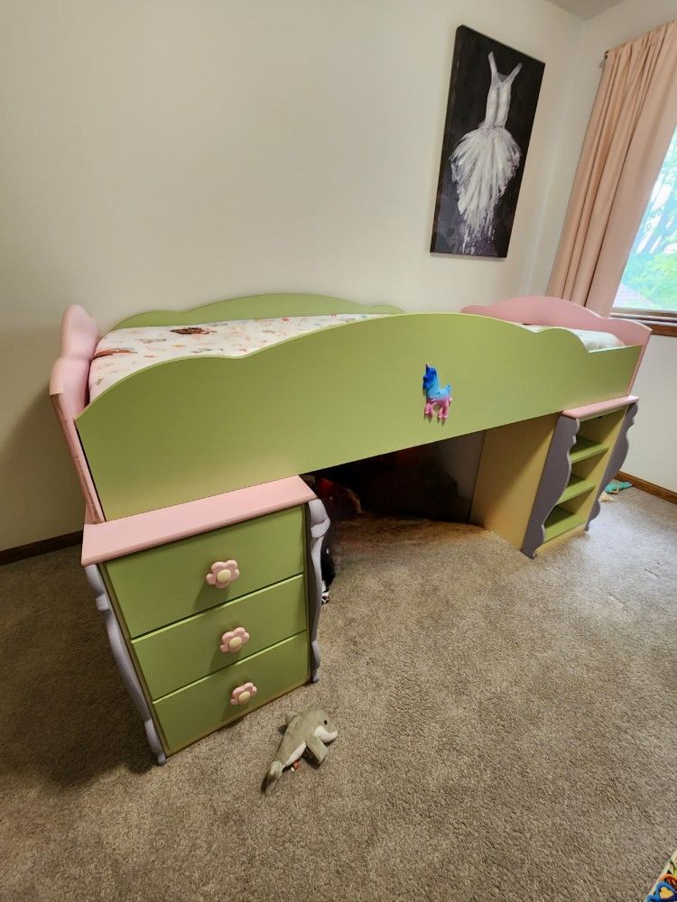 Twin Loft Bed And Storage