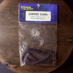 Twoway Radio EPC1089SC Replacement Coiled Cable (3.5mm)