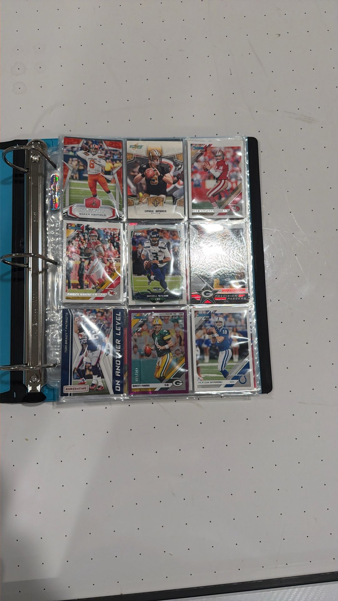 NFL FOOTBALL CARD BINDER