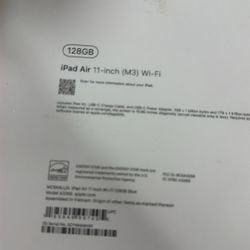 iPad Air 11 M3 128gb WiFi 