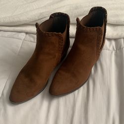 Brown Booties Size 8