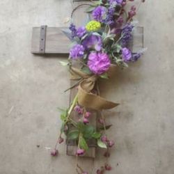 Decorative cross from wedding