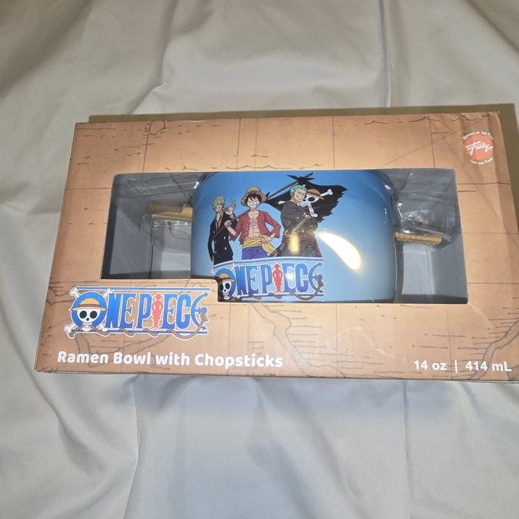 One Piece Ramen Bowl & Chopsticks Set – NEW!