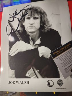 Signed JOE WALSH Autographed 8X10 Photo  Eagles, James Gang W/COA