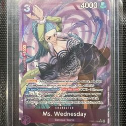 EB-01 One Piece Extra Booster Memorial Collection EB01-034 Ms. Wednesday Alt Art