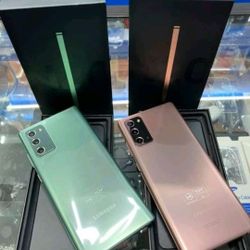 Samsung Galaxy Note 20 5G 128gb Unlocked, FREE Smartwach/ Headphones. Pay $1 Today Rest in payments. NO CREDIT NEEDED FINANCING