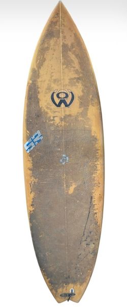 6’ Thruster Shortboard Surfboard With Three Fins