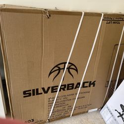 Silverback NXT 54" Wall Mounted Adjustable-Height and Fixed Basketball Hoop with QuickPlay Design