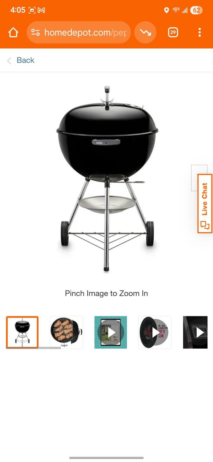 Weber Original Kettle In Box