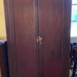 Very Old Solid Wood Closet 