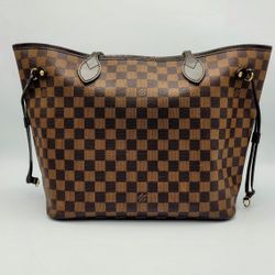 Louis Vuitton Neverfull Damier Ebene MM Tote