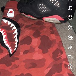 6s and bape shorts