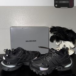 Black LED light up Balenciaga Tracks
