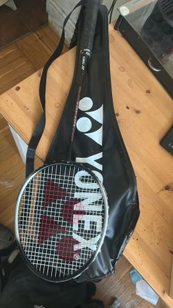 badminton racket and some shuttles