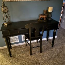 Black Desk Credenza