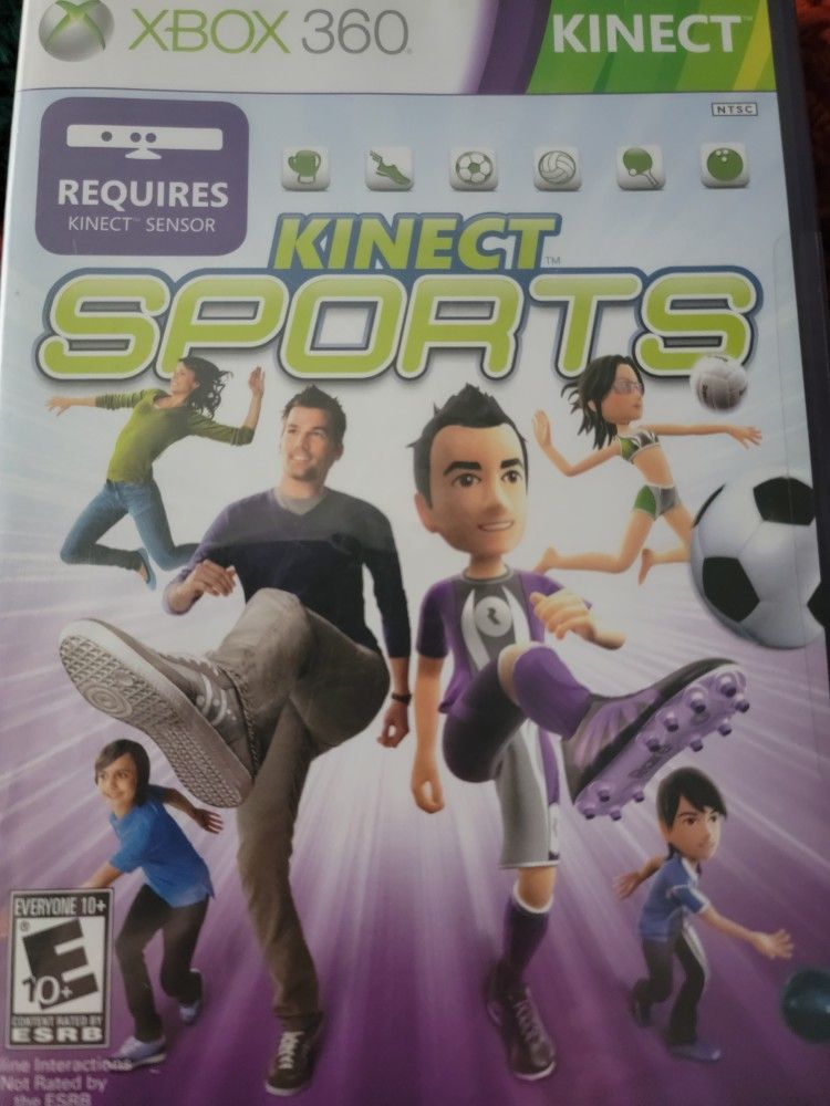 Xbox 360 Game New Sealed Kinect Sports