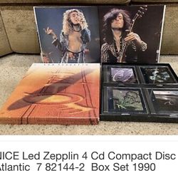 RARE LED  ZEPPELIN   Atlantic 7 82144 +2 4 Compact Disc Set 