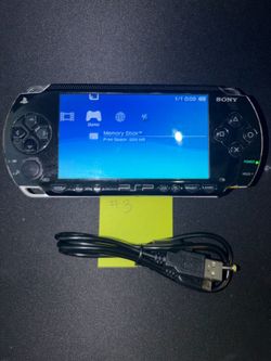 PSP 1000 BLACK WITH CHARGER AND MANY GAMES#3